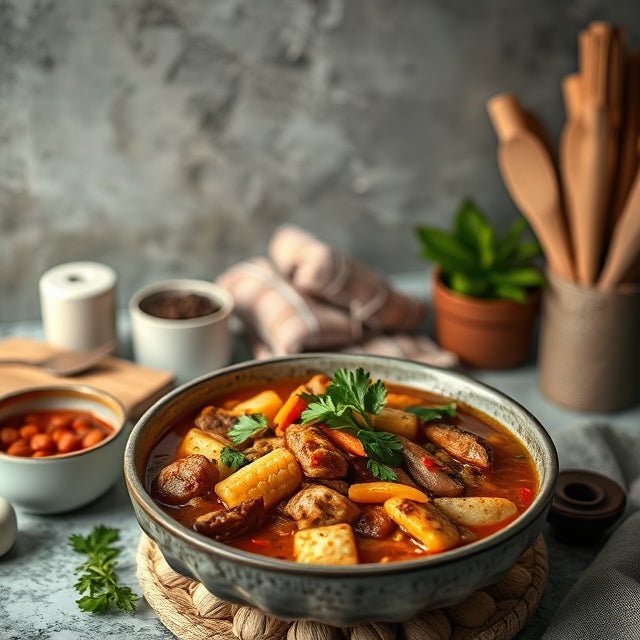 Vegan Hotpot with Lentils and Mushrooms: A Hearty Plant-Based Comfort Dish - Root Kitchen UK