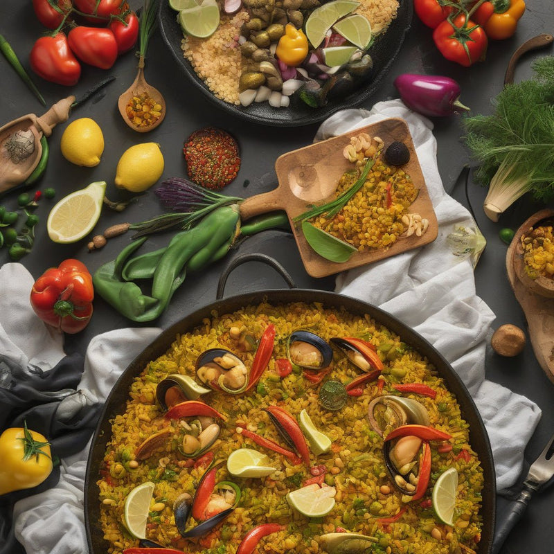 Vibrant Vegan Paella: A Burst of Flavour in Every Bite - Root Kitchen UK