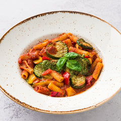 Mediterranean Vegetable Pasta - Root Kitchen UK