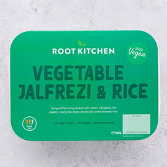 Vegetable Jalfrezi & Rice - Root Kitchen UK